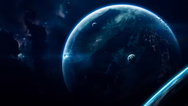 Deep Space Cosmic Planet System
