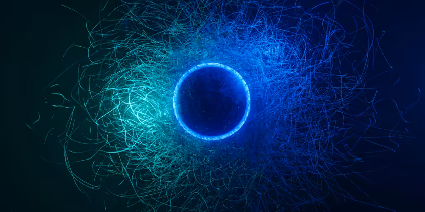Black Hole Neon Energy Burst