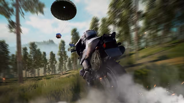 PUBG Motorcycle Chase High Speed Action