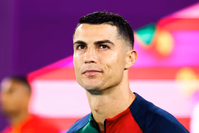 Cristiano Ronaldo Neon Portrait
