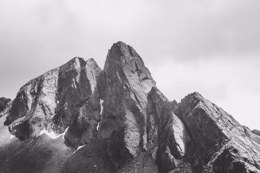 Dramatic Rocky Mountain Peaks