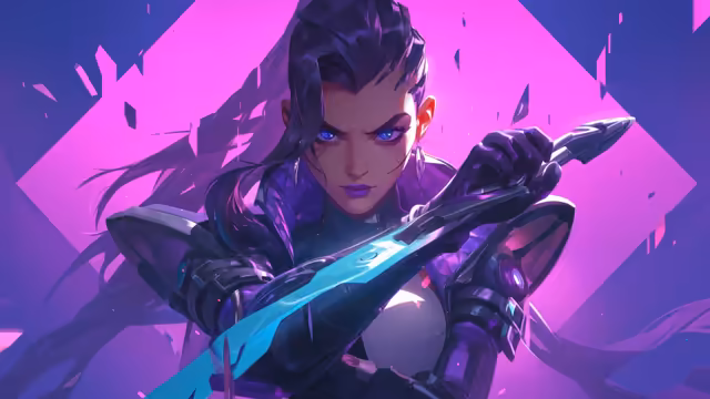 Reyna Valorant Cyberpunk Character