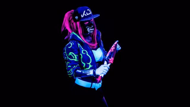 KDA Akali Neon Cyberpunk