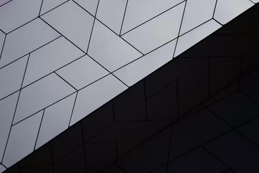 Modern Geometric Architecture Contrast