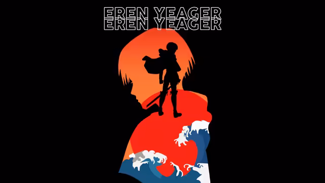 Eren Yeager Attack on titan Art 4k shadow