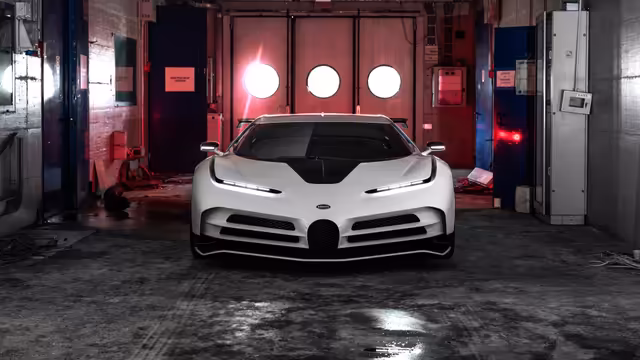 Bugatti Centodieci In Industrial Garage