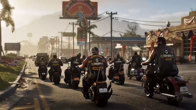 GTA VI Motorcycle Gang Streetside