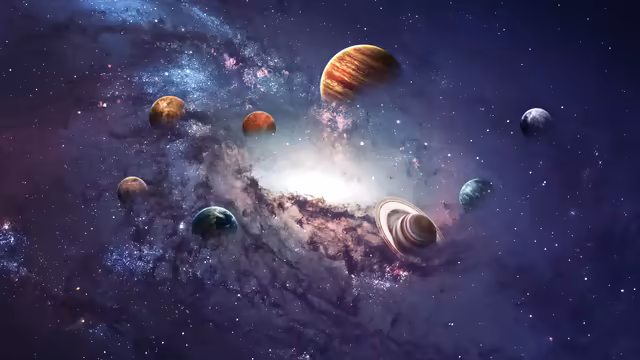 Solar System Planets and Stars