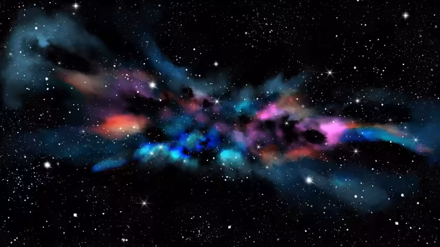 Colorful Galaxy Nebula Stars
