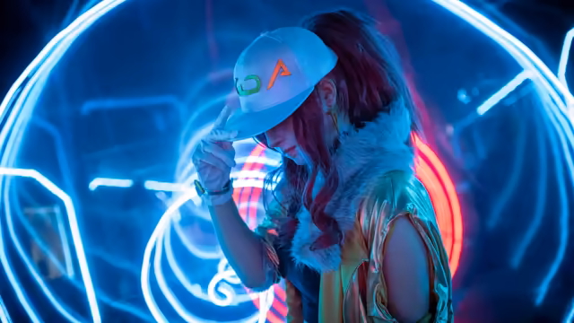 K/DA Akali Neon Cyberpunk Aesthetic