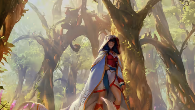 Ahri in Enchanted Forest