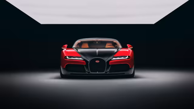 Red Bugatti FKP Hommage Supercar