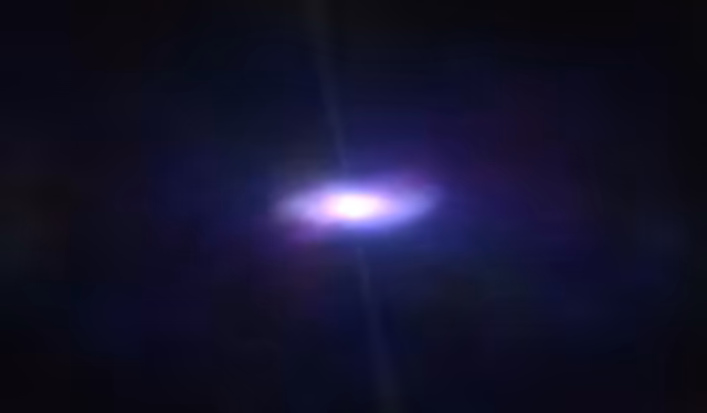 Black Hole Cosmic Light Purple