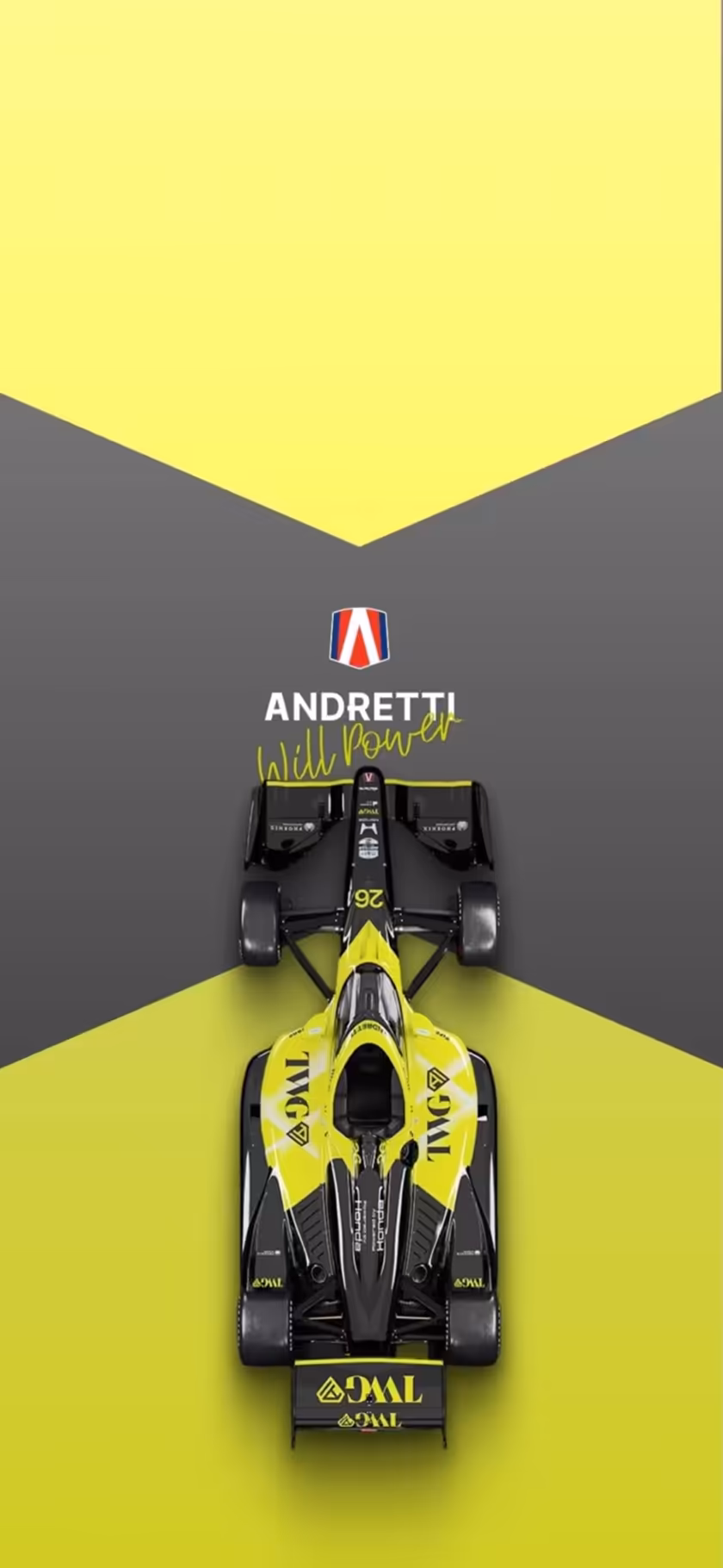 Yellow Black Racing Formula Car — vertical f1 Full HD wallpaper