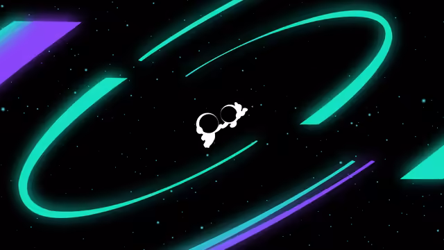 Cute Astronaut in Neon Space