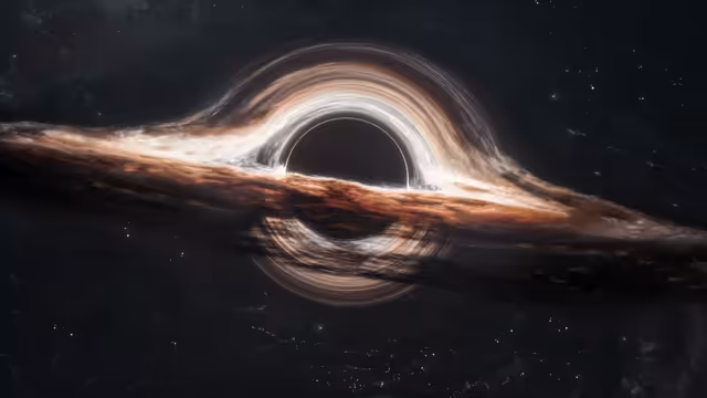 Gargantua Black Hole Cosmic Space