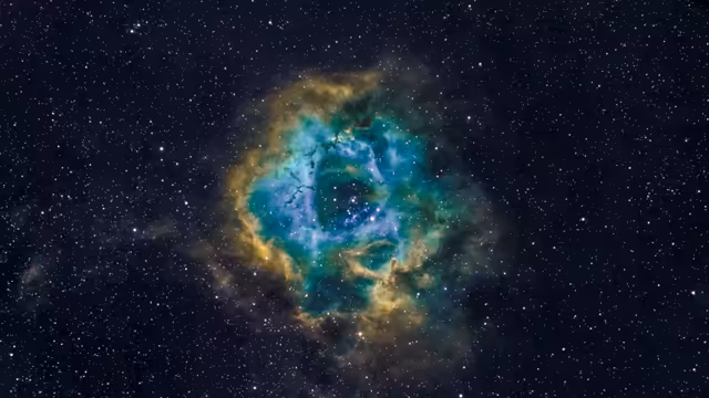 Rosette Nebula Cosmic Dust Cloud