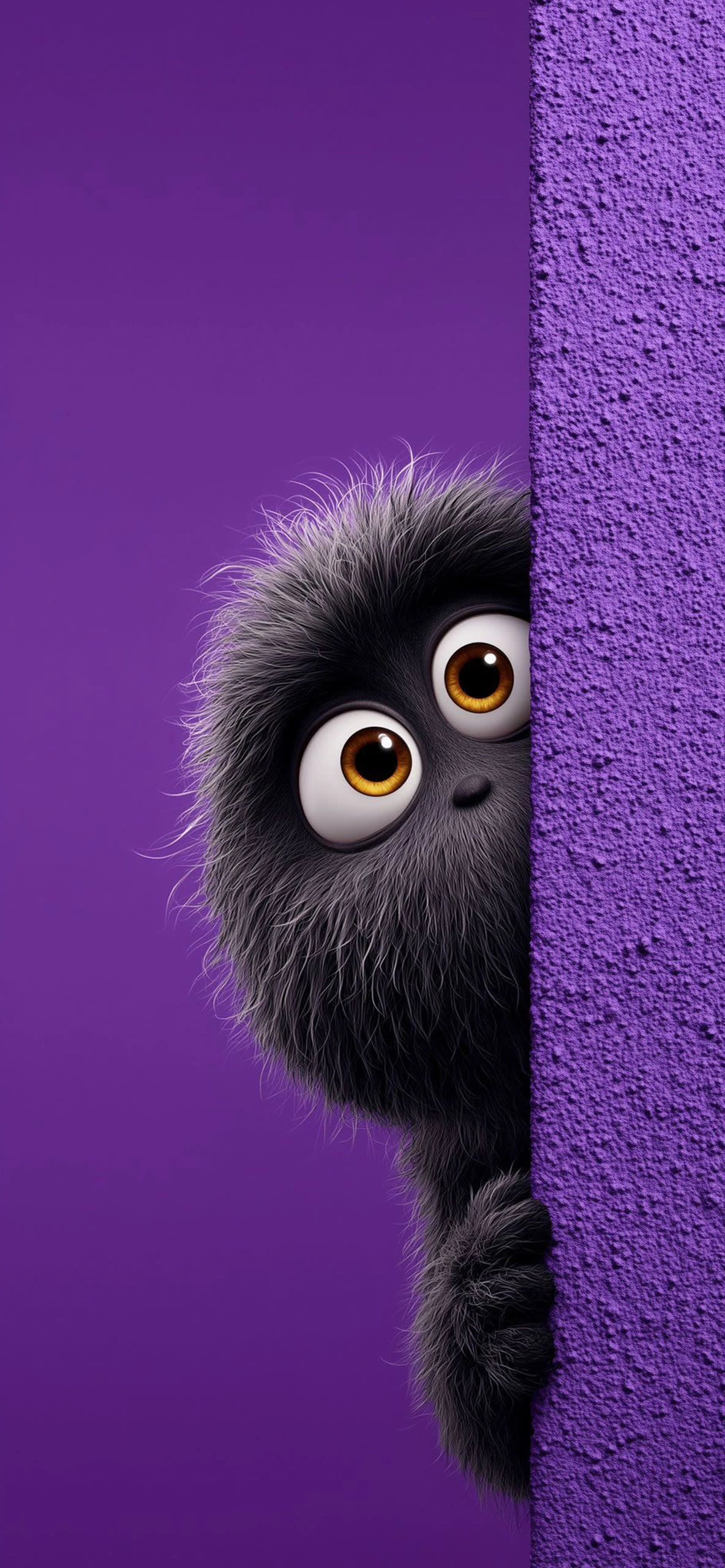 Purple Monster iPhone Art