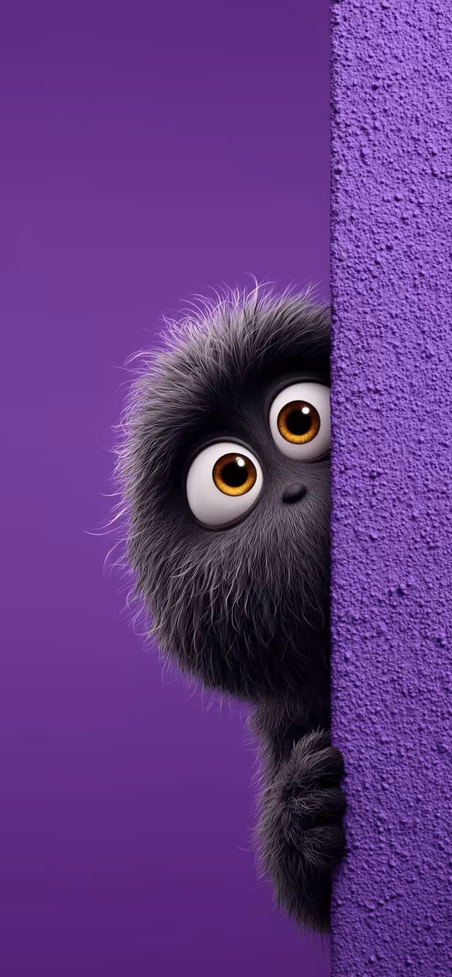 Purple Monster iPhone Art