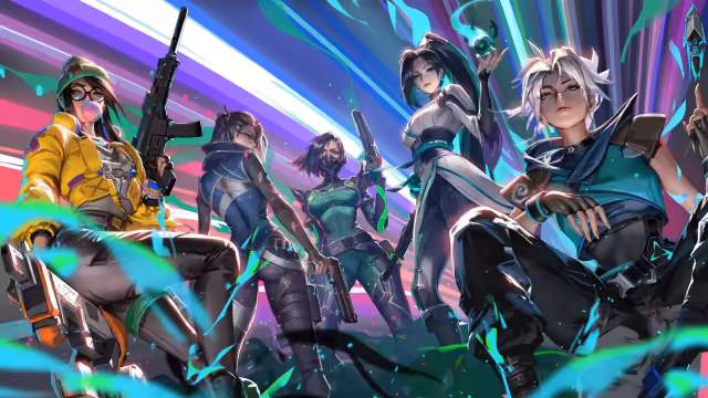 Valorant Team Neon Action Squad