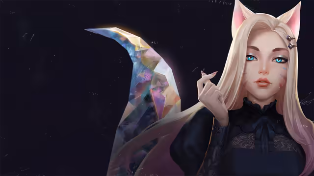 Mystical Ahri With Crystalline Magical Aura