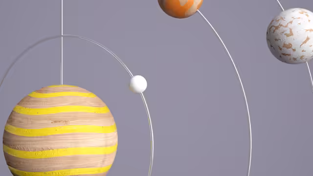 Minimalist Hanging Planets and Spheres