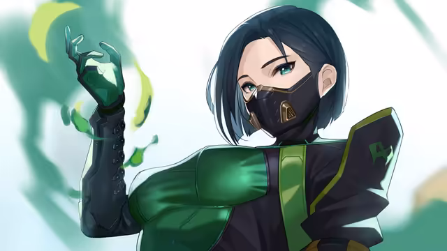 Viper Valorant Agent Green Powers