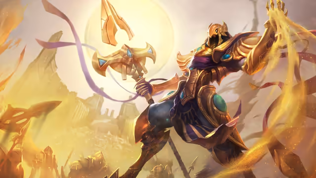 League of Legends Golden Warrior