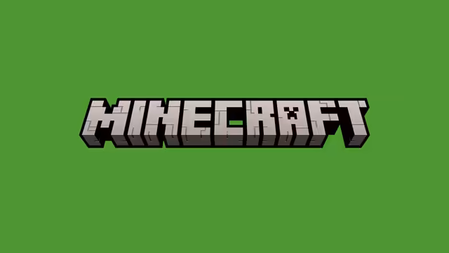 Minecraft Stone Logo Green